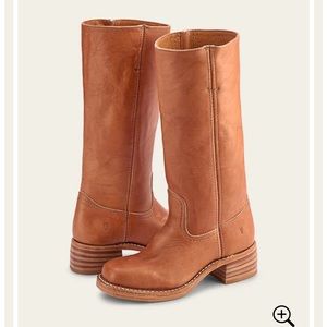 Frye Boots / Campus 14L in Saddle